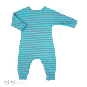 Blue Stripes Jumpsuit for babies