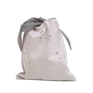 Pink Lunchbag for kids made of organic cotton by Fabelab
