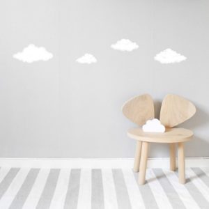 White Cloud Wall Stickers for Kids and Nurseries