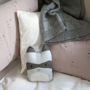 detail bedding Alisan bunnyface cushion racoon