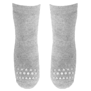 Non-Slip Socks Grey Melange