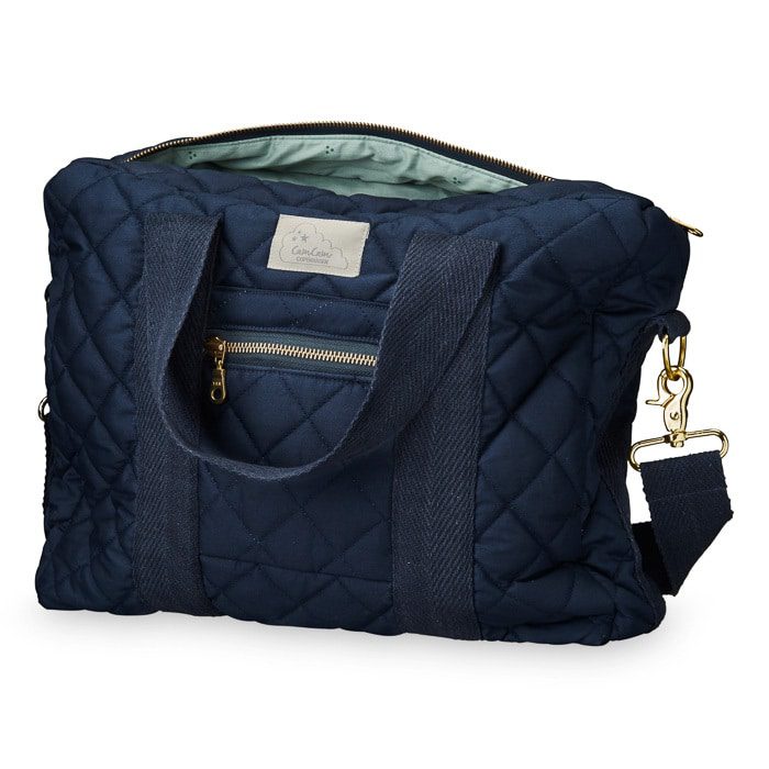 Cam Cam Nursery Bag Navy with straps and lining