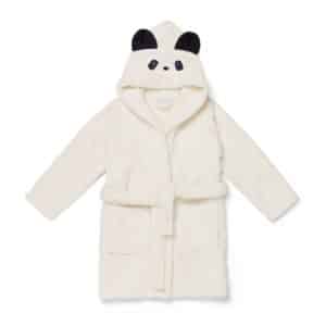 Panda hooded kids bathrobe