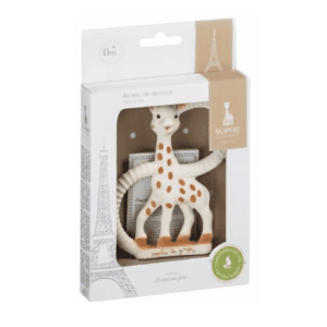 grey gift box of Sophie the Giraffe baby teething ring
